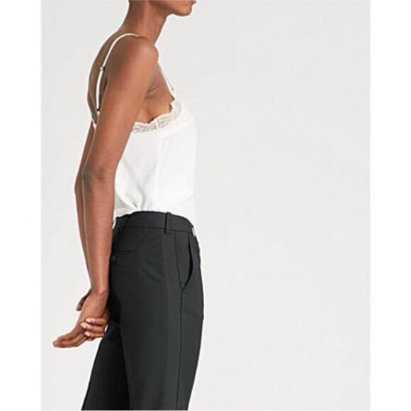 Zadig & Voltaire Deluxe Posh Deluxe Crop Dress Pants Black Side Stripe Size 34 2 - Picture 3 of 15